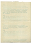 AP Wire Teletype From 22 November 1963 Regarding the Assassination of John F. Kennedy -- I could see a Secret Service man in the Presidents car...with his hands in anger, anguish and despair...